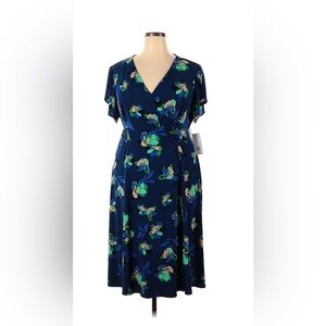 StitchFix DM collection maxi wrap dress 22W plus size